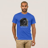 T-shirt Chemise de chien de Terre-Neuve (Devant entier)