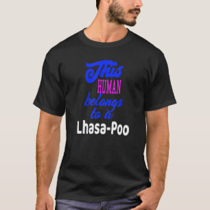 T-shirt Chemise de chien Lhasa Poo Caniche Lhasa Apso