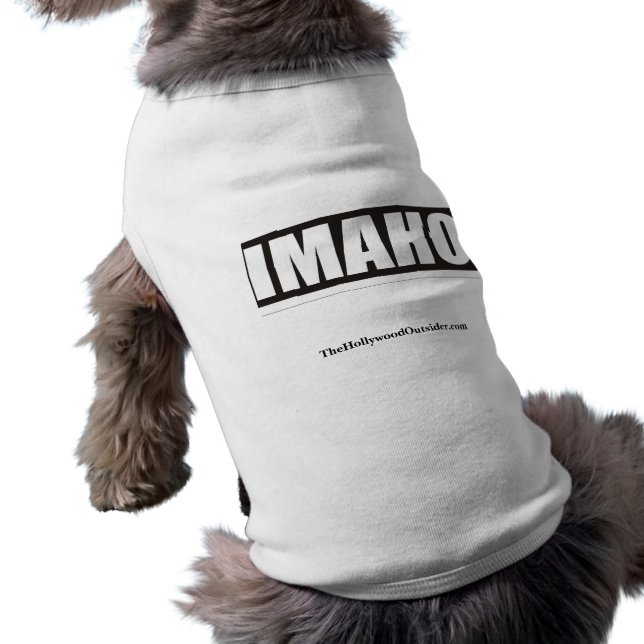 T-shirt Chemise de Chien Outsider officielle d'IMAHO à Hol (Dos)
