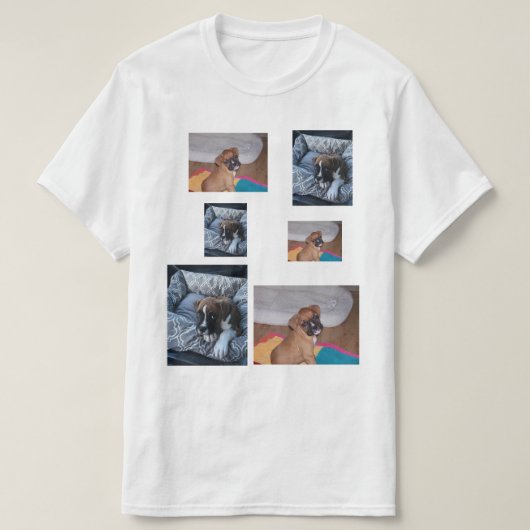 T-shirt chemise de chiots (Design devant)