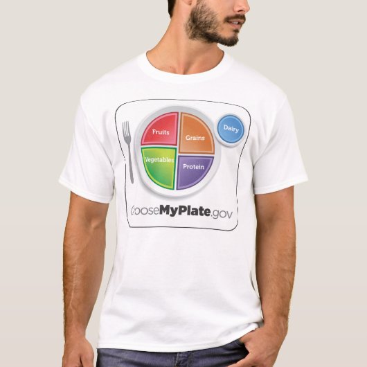 T-shirt Chemise de ChooseMyPlate (Devant)