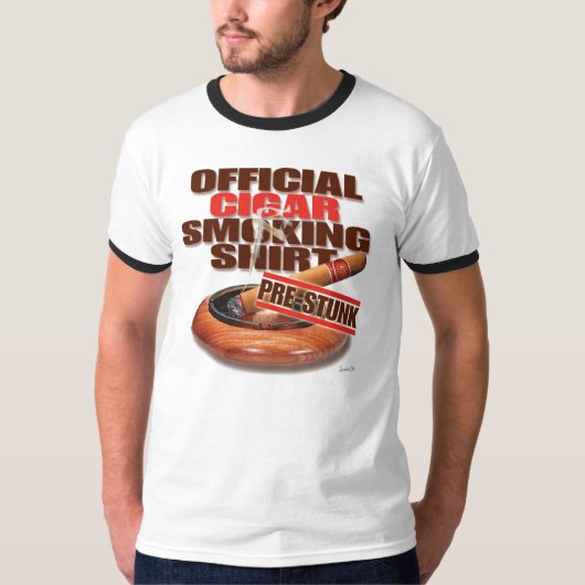 T-SHIRT CHEMISE DE CIGARE (Devant)