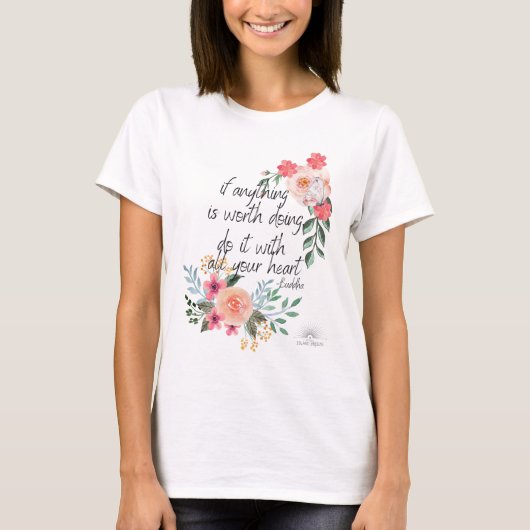 T-shirt Chemise de citation Bouddha (Devant)