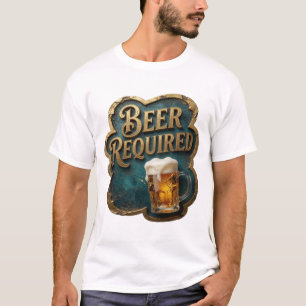 T-shirt Chemise de citation de BIÈRE MODERNE REQUISE