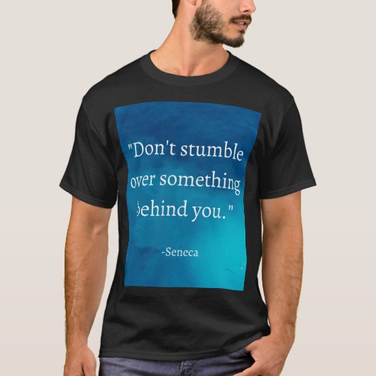 T-shirt Chemise de citation de Seneca Stoic (Devant)