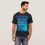 T-shirt Chemise de citation de Seneca Stoic (Devant entier)