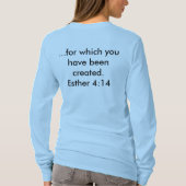 T-shirt Chemise de citation d'Esther (Dos)