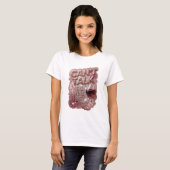 T-shirt Chemise de citation d'or Sharp CAN'T TALK NEED WIN (Devant entier)