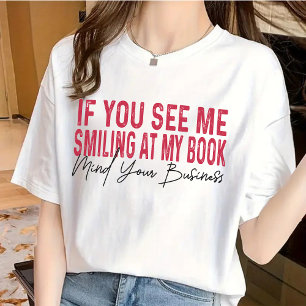 T-shirt Chemise de citation drôle pour les amoureux de liv