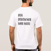T-SHIRT CHEMISE DE CIVIÈRE DE DEUTSCHES (Dos)