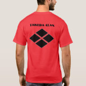 T-shirt Chemise de clan de Takeda (Dos)