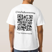 T-shirt Chemise de Clayness (Dos)