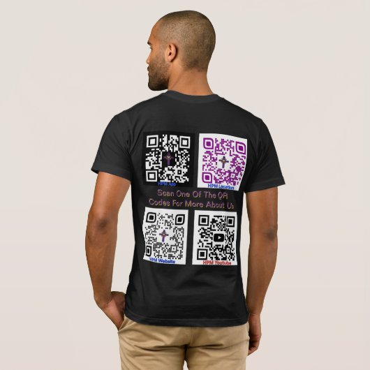 T-shirt Chemise de code QR HPM (Dos entier)