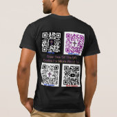 T-shirt Chemise de code QR HPM (Dos)