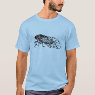 T-shirt Chemise de colorant de cravate de cigale de 17 ans