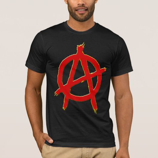 T-shirt Chemise de conception d'Anrchy (Devant)