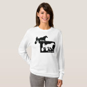 T-shirt Chemise de conception de course d'attelages (Devant entier)