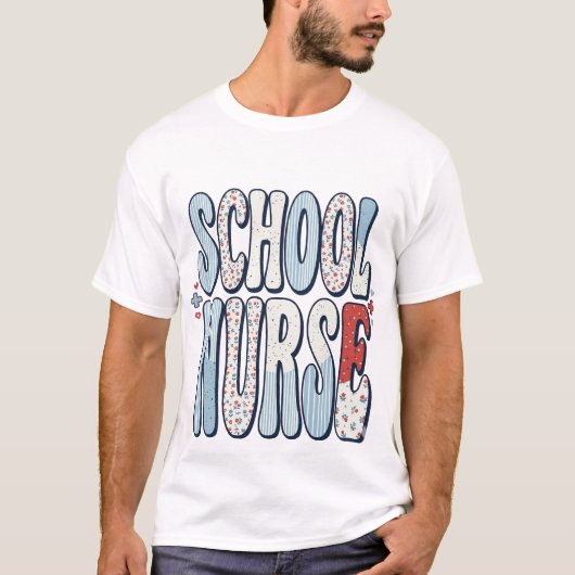 T-shirt Chemise de conception de typographie florale vinta (Devant)