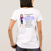 T-shirt Chemise de conscience de syndrome de Lyndon Ehlers (Dos)