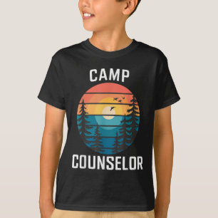T-shirt Chemise de conseiller de camp de campeur d'été de