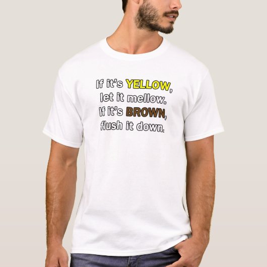T-shirt Chemise de conservation de l'eau (Devant)