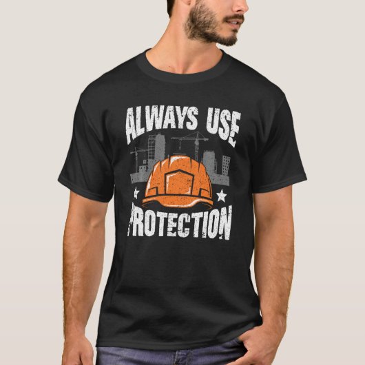 T-shirt Chemise de construction amusante - Toujours utilis (Devant)