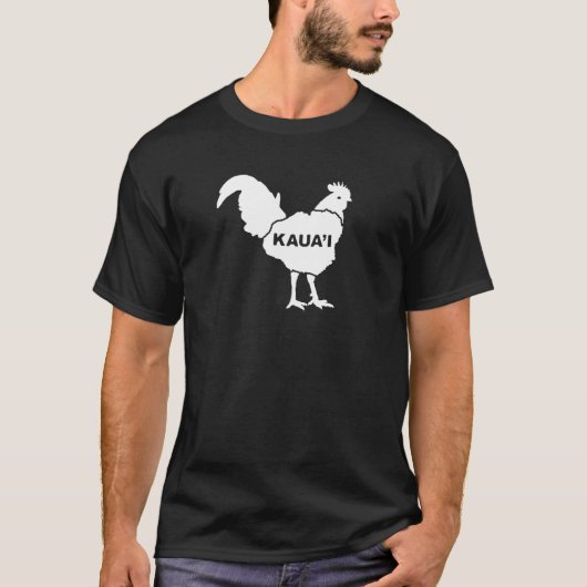 T-shirt Chemise de coq de Kaua'i (Devant)