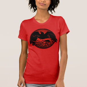 T-shirt Chemise de corbeau pour femmes Corbeau natif Chemi