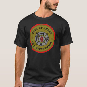 T-shirt Chemise de corps de sapeurs-pompiers d'Akron Ohio
