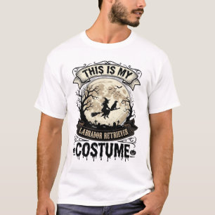 T-shirt Chemise de costume d'Halloween de sorcière Retriev