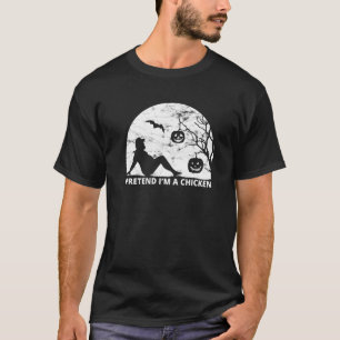T-shirt Chemise de costume Halloween paresseux Faites semb