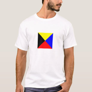 T-shirt Chemise de couleur claire de drapeau de zoulou