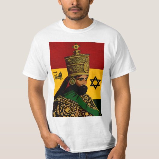 T-shirt Chemise de couronne de Selassie (Devant)