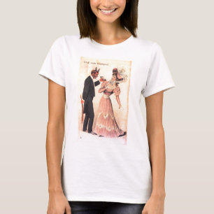 T-shirt Chemise de courroie de spaghetti de Krampus
