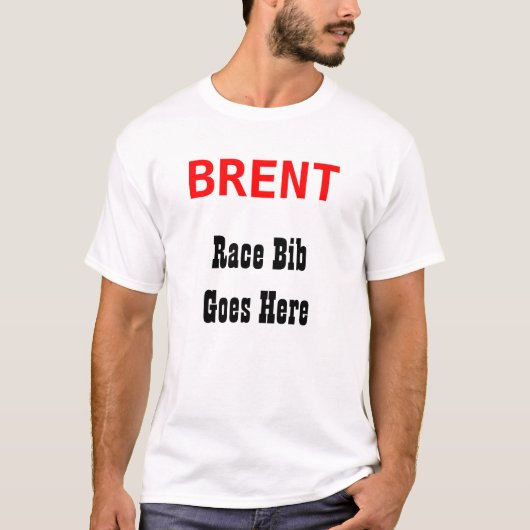 T-shirt Chemise de course (Devant)