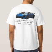 T-shirt Chemise de course automobile (Dos)