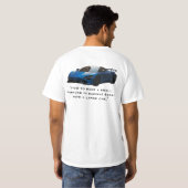 T-shirt Chemise de course automobile (Dos entier)