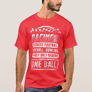 T-shirt Chemise de course Drôle de course Une balle Course