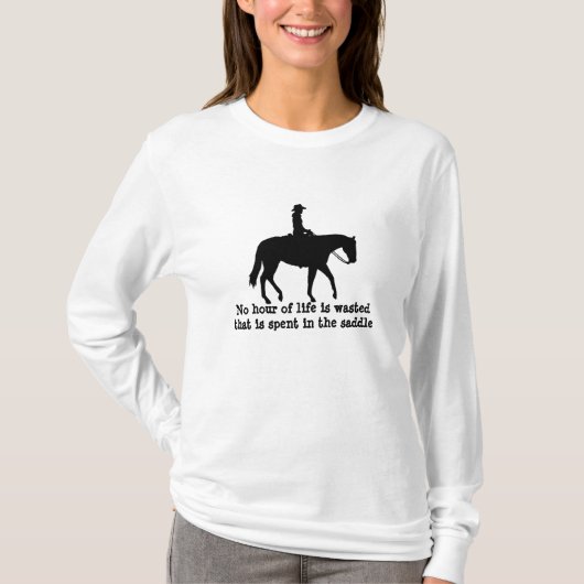 T-shirt Chemise de cowboy de cheval (Devant)