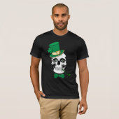 T-shirt Chemise de crâne du jour de St Patrick (Devant entier)