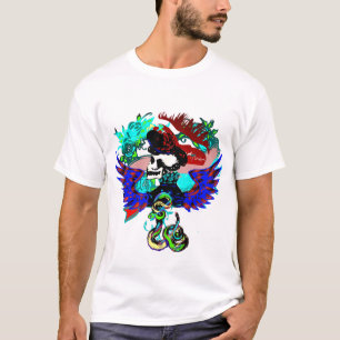 T-shirt Chemise de crâne et de serpent
