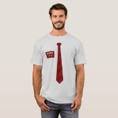 T-shirt Chemise de cravate de patron (Devant entier)