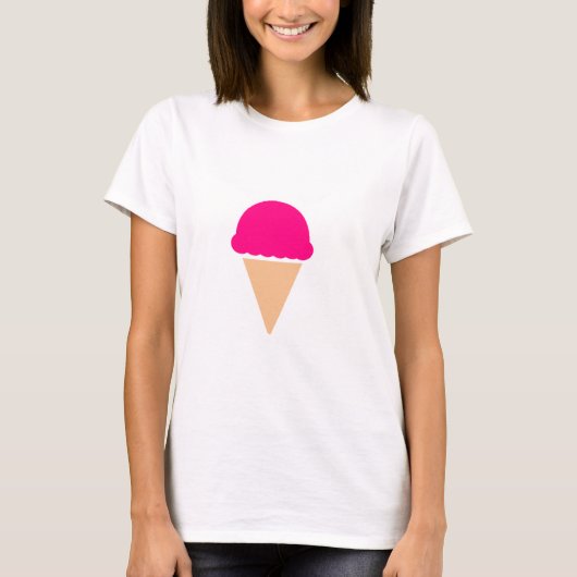 T-shirt Chemise de crème glacée (Devant)