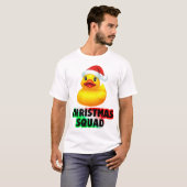 T-shirt Chemise de croisière canard de Noël Squad (Devant entier)
