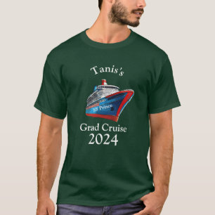T-shirt Chemise de croisière - Nom Sur Le Navire