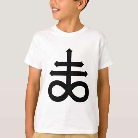 T-shirt Chemise de croix satanique (Devant)