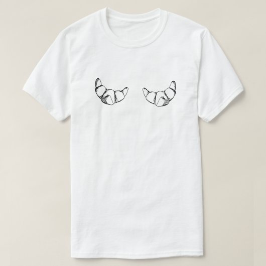 T-shirt Chemise de cuisine du Croissant (Design devant)
