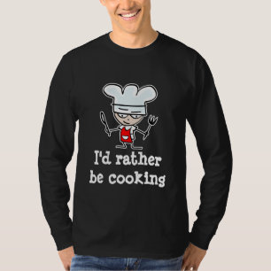 T-shirt Chemise de cuisine pour les hommes avec la
