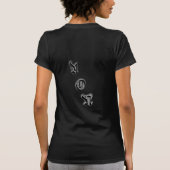 T-shirt Chemise de dames d'AON (Dos)