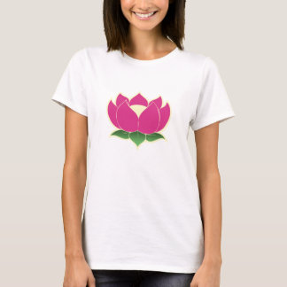 T-shirt Chemise de dames de fleur de Lotus